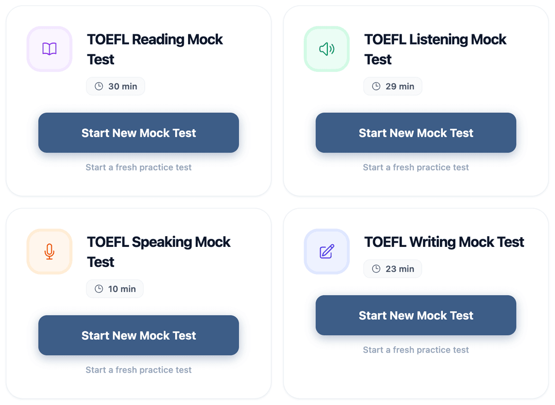 Мини пробные тесты Interface
