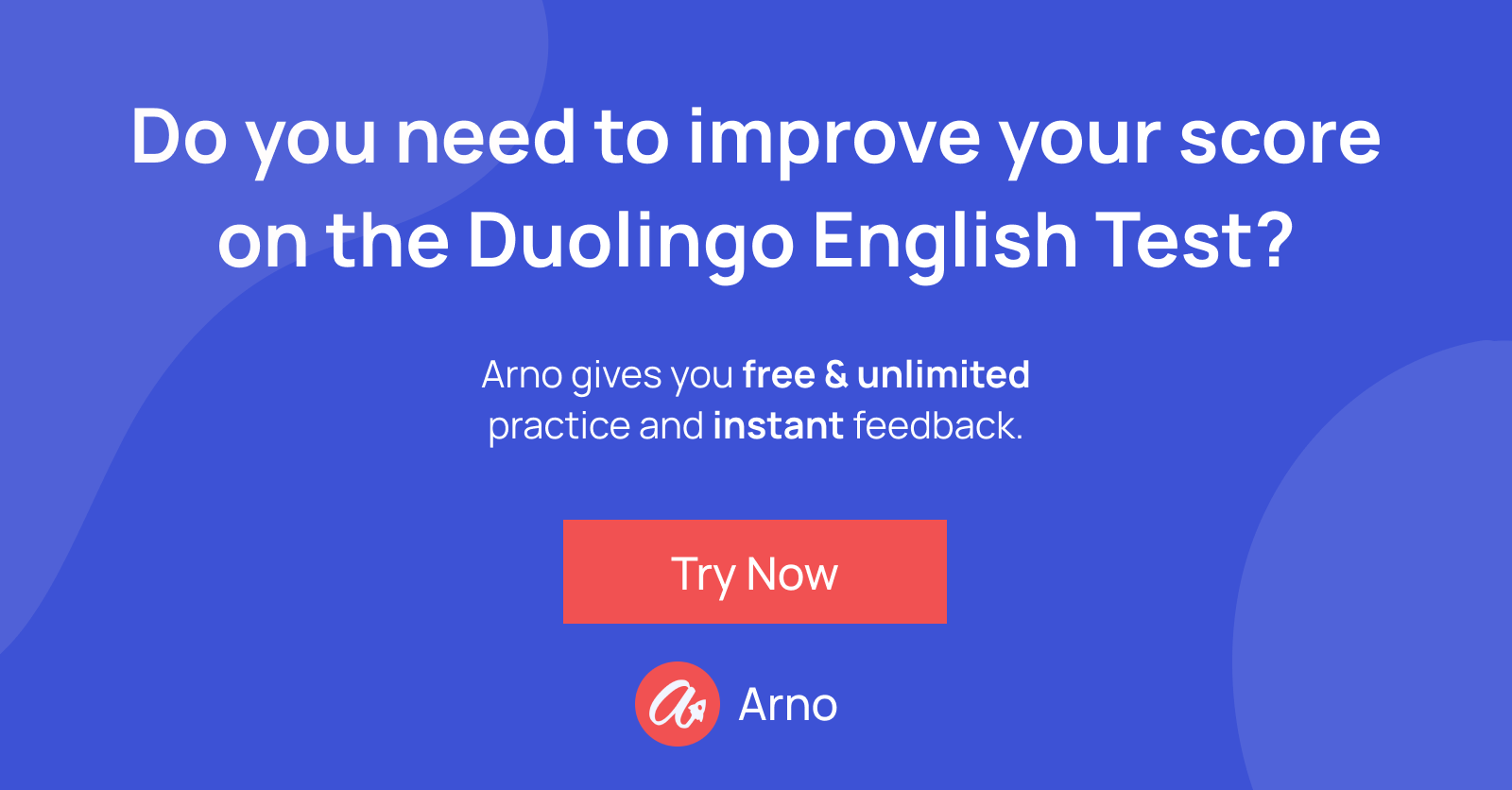 "Try Now" call-to-action for Arno