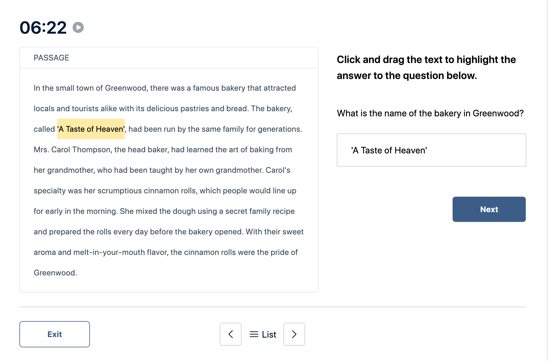 Duolingo English Test "Interactive Reading" Model Answer 7