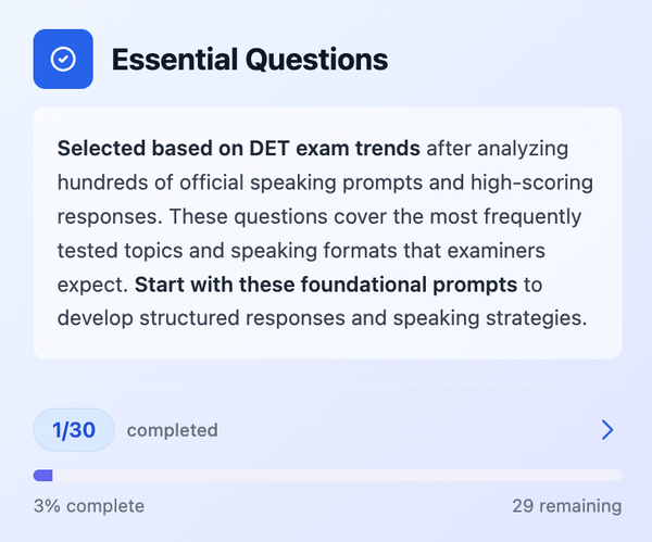 Ultimate Guide to Speaking Questions - Duolingo English Test