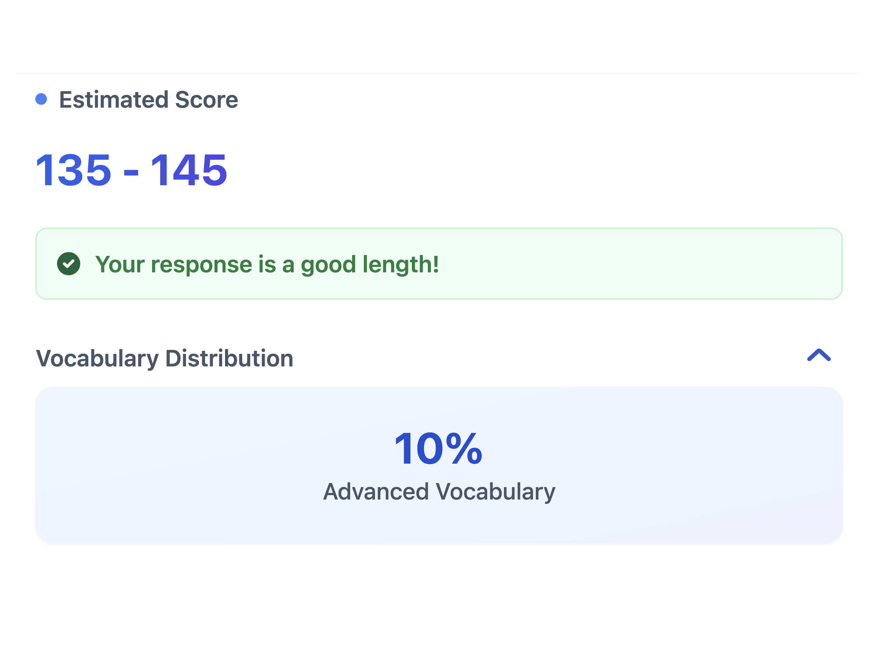 Instant AI Scoring Interface